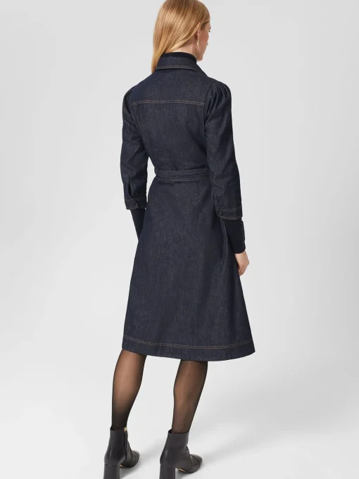 Cheap Hobbs Coco Denim Dress Indigo
