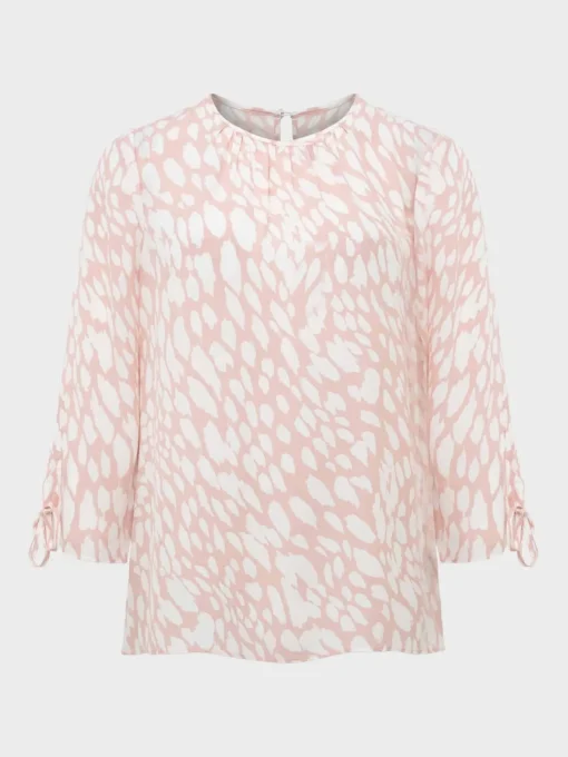 Flash Sale Hobbs Cosette Blouse Pink Ivory