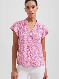 Discount Hobbs Cosima Top Fuchsia Multi