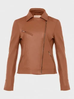 Store Hobbs Dakota Leather Jacket Tan