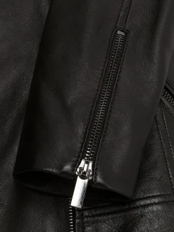 Cheap Hobbs Dakota Leather Jacket Black