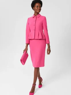 Discount Hobbs Dania Jacket Bright Pink