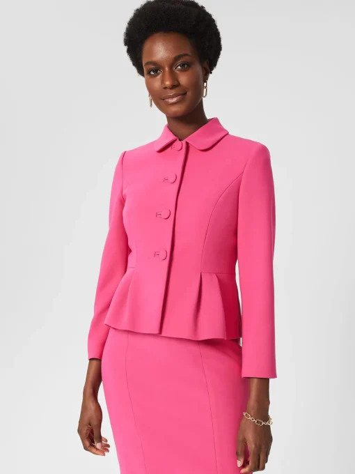 Discount Hobbs Dania Jacket Bright Pink