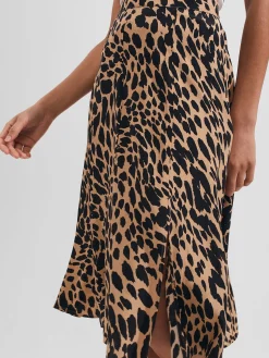 Cheap Hobbs Daphne Skirt Camel Black