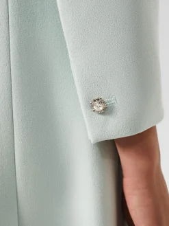 Flash Sale Hobbs Darcie Fit And Flare Coat Sage Green
