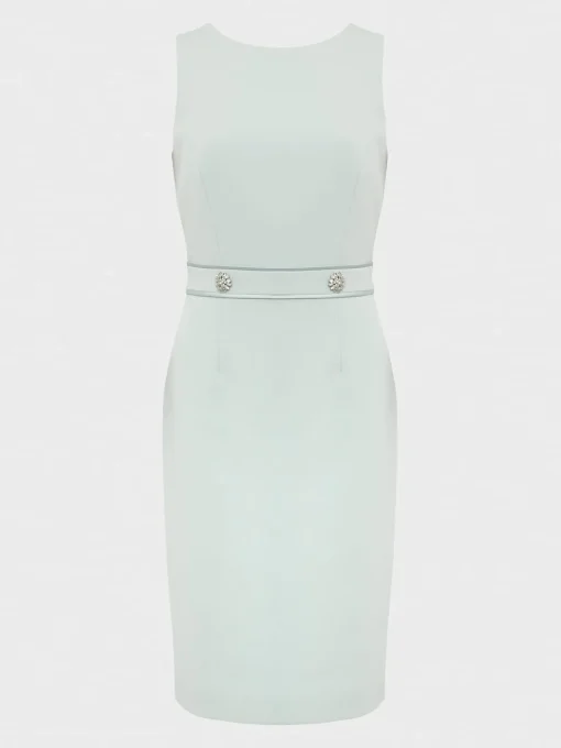 Best Hobbs Darcie Shift Dress Sage Green