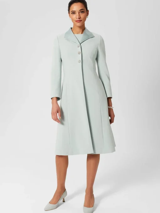 Best Hobbs Darcie Shift Dress Sage Green