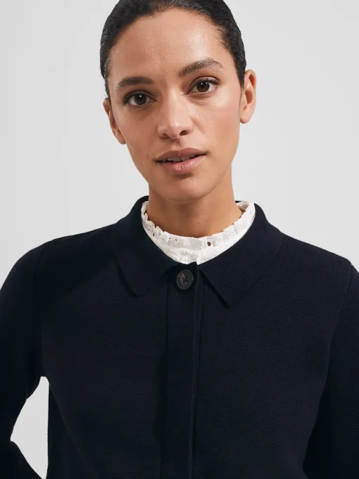 Cheap Hobbs Dawn Knitted Jacket Hobbs Navy