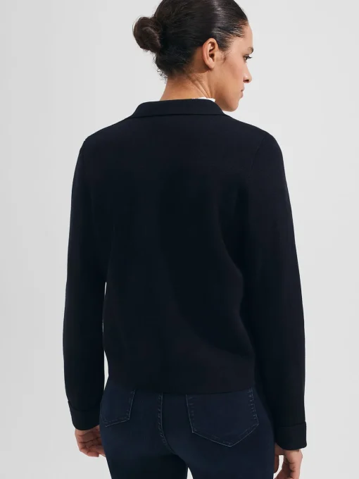 Cheap Hobbs Dawn Knitted Jacket Hobbs Navy