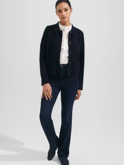 Cheap Hobbs Dawn Knitted Jacket Hobbs Navy