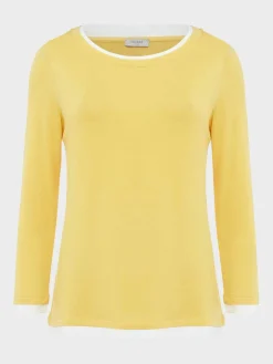 Discount Hobbs Delaney Top Yellow
