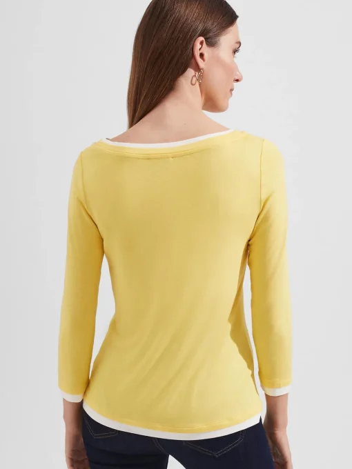 Discount Hobbs Delaney Top Yellow