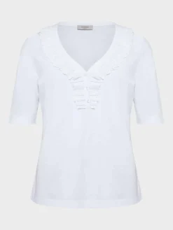 Cheap Hobbs Demi Broderie Top White