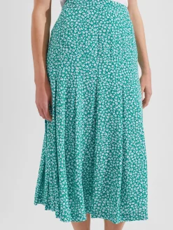 Outlet Hobbs Dianne Skirt Green Multi