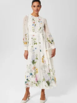 New Hobbs Dita Sling Back Ivory