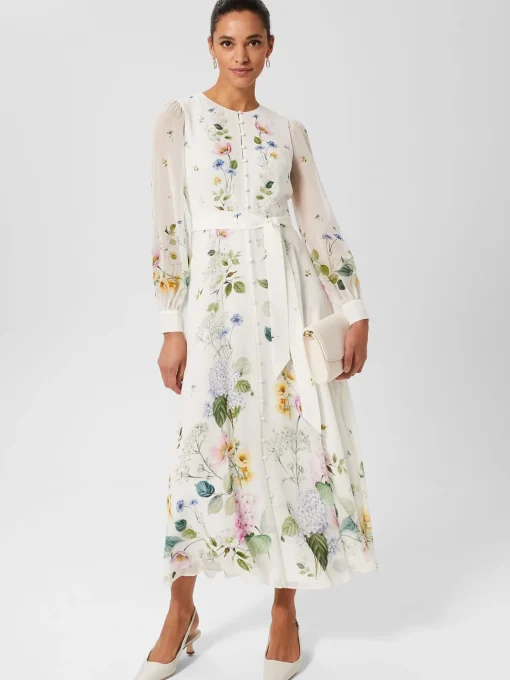 New Hobbs Dita Sling Back Ivory