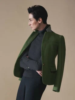 Cheap Hobbs Drew Wide Trousers Deep Pine Green