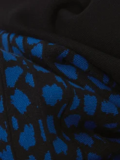 Shop Hobbs Elena Knitted Dress Black Blue