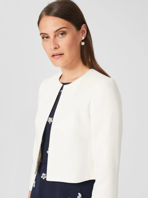 Store Hobbs Elize Jacket Ivory