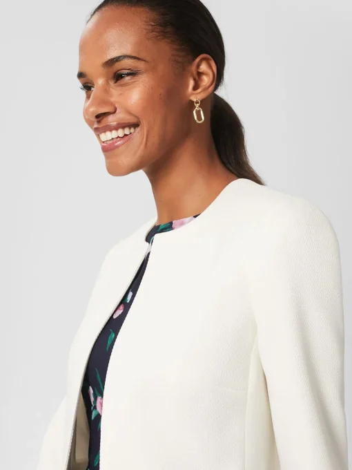 Clearance Hobbs Elize Jacket Ivory