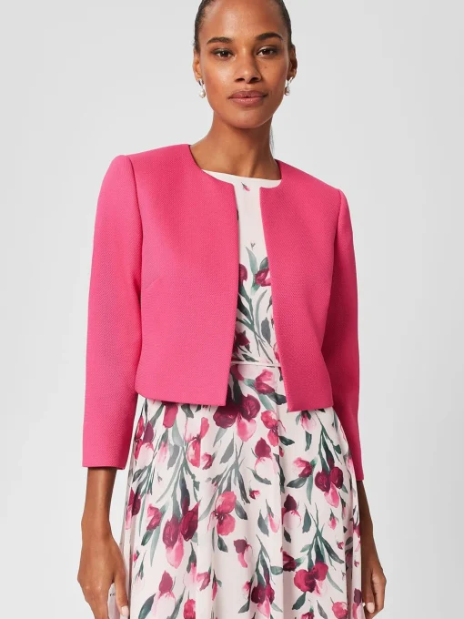 Cheap Hobbs Elize Jacket Bright Pink