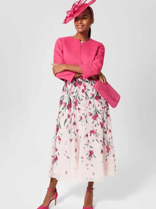 Cheap Hobbs Elize Jacket Bright Pink