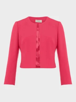 Clearance Hobbs Elize Jacket Geranium Pink