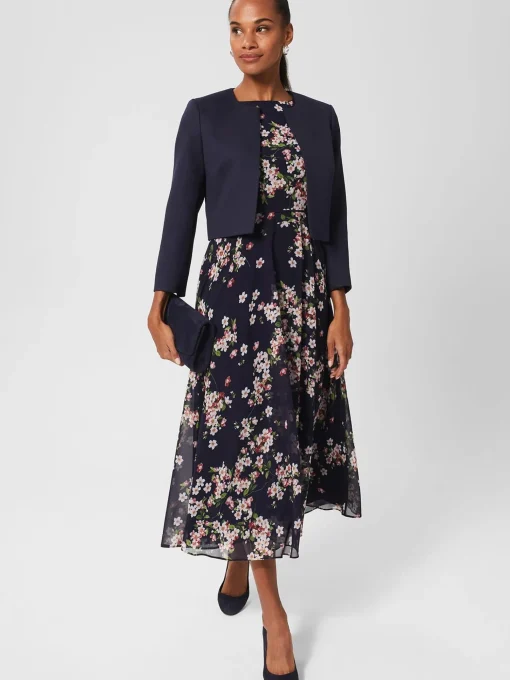 New Hobbs Elize Jacket Midnight Navy