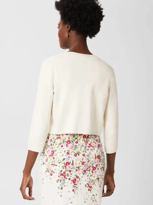 Cheap Hobbs Ella Cardigan Ivory