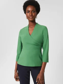 Cheap Hobbs Ellen Top Pea Green