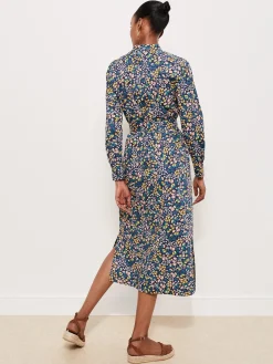 Clearance Hobbs Elmire Dress Navy Multi