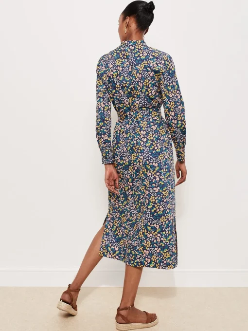 Clearance Hobbs Elmire Dress Navy Multi