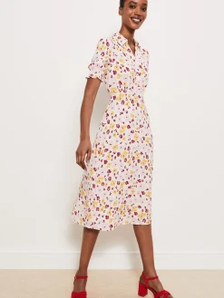 Outlet Hobbs Elora Dress Ivory Multi