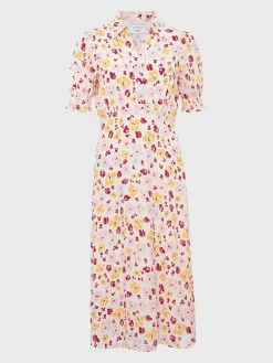 Outlet Hobbs Elora Dress Ivory Multi