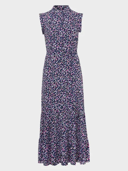 Sale Hobbs Esme Dress Navy Multi