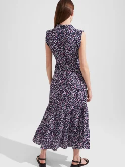 Sale Hobbs Esme Dress Navy Multi