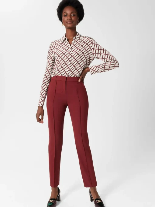 Shop Hobbs Eva Printed Silk Blouse Ivory Multi