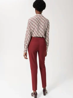 Shop Hobbs Eva Printed Silk Blouse Ivory Multi