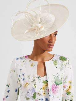 Cheap Hobbs Evangaline Fascinator Ivory