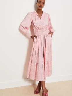 Cheap Hobbs Fairfax Dress Ivory Multi