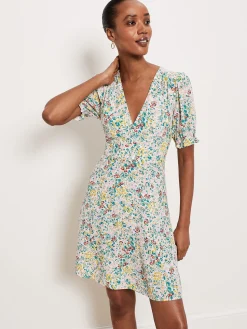 Best Hobbs Farley Dress Ivory Multi