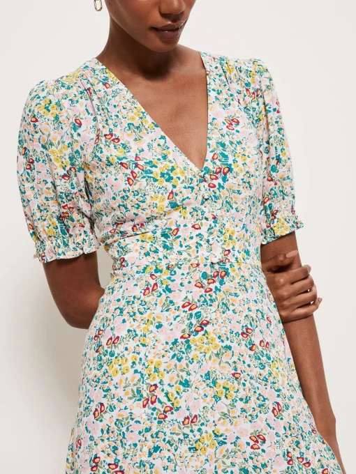 Best Hobbs Farley Dress Ivory Multi