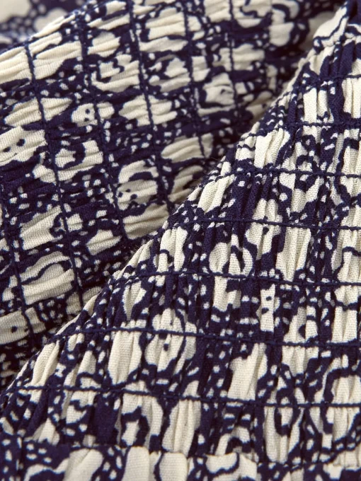 Sale Hobbs Fenton Dress Navy Buttrcream