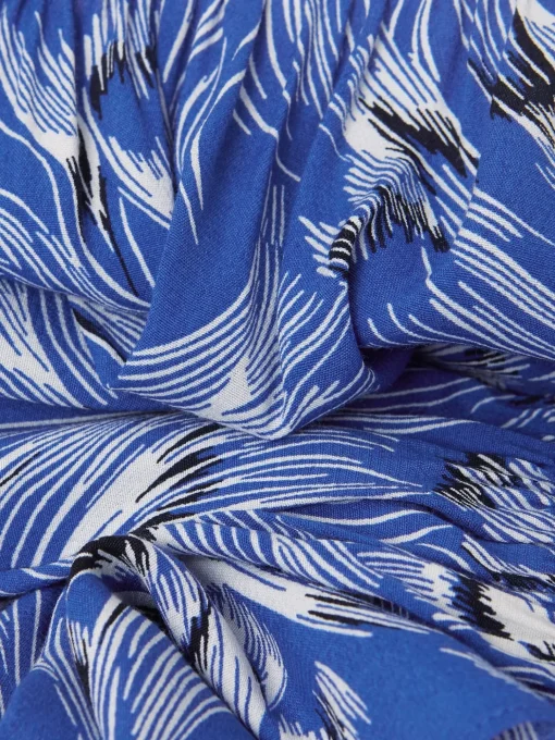 Cheap Hobbs Fern Printed Blouse Blue Multi