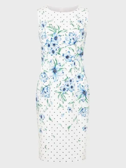 Best Hobbs Fiona Floral Shift Dress Ivory Multi