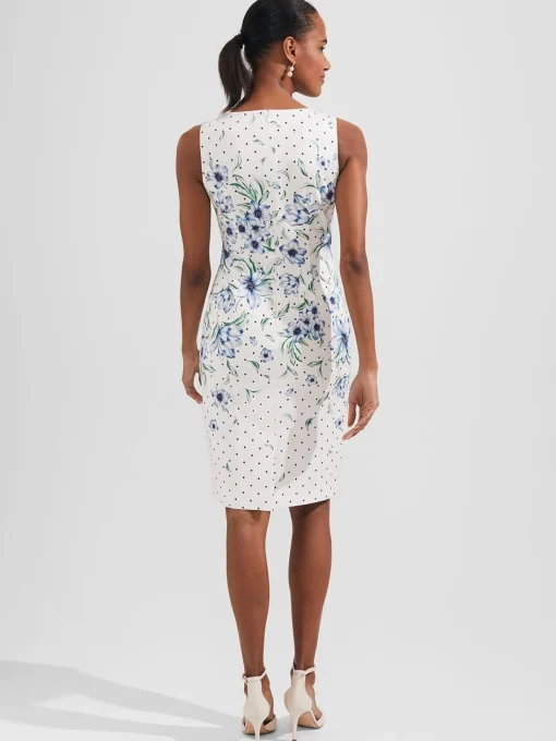 Best Hobbs Fiona Floral Shift Dress Ivory Multi