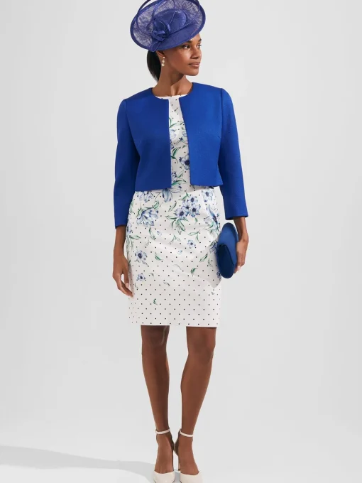 Best Hobbs Fiona Floral Shift Dress Ivory Multi