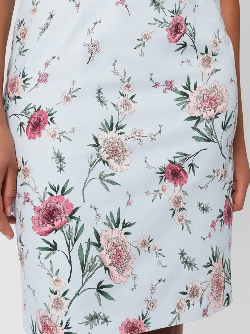 Best Sale Hobbs Fiona Floral Shift Dress Pale Blue Multi