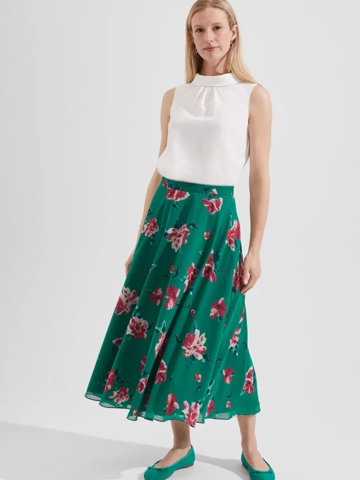 Store Hobbs Flo Ballerina Meadow Green