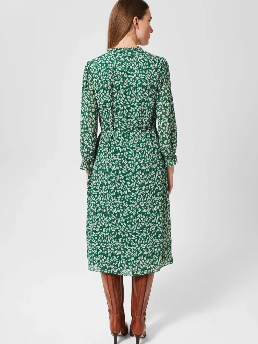 Clearance Hobbs Flora Dress Green Multi